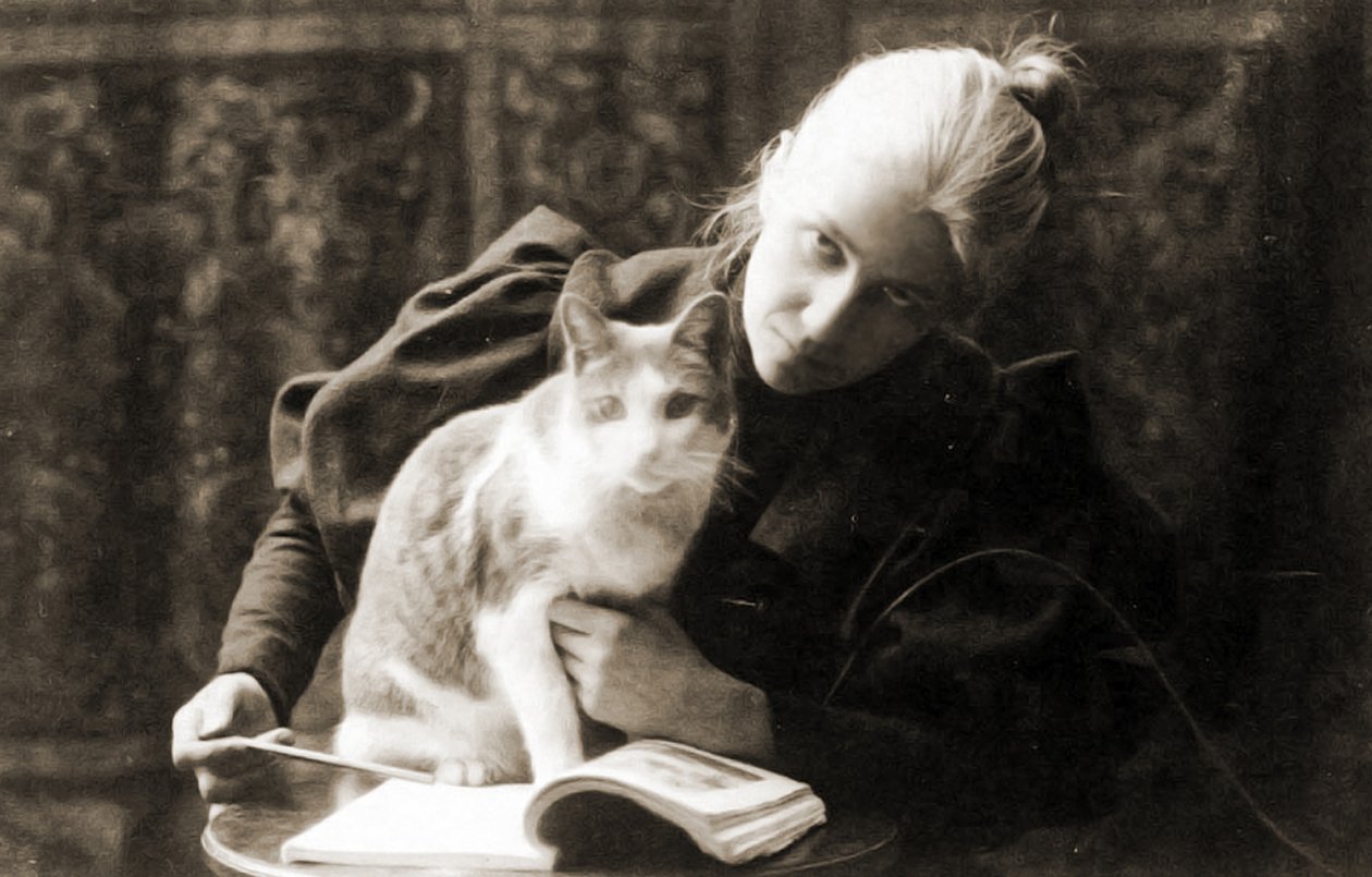 Portræt af Amelia Van Buren, 1889 (sepia foto) af Thomas Eakins