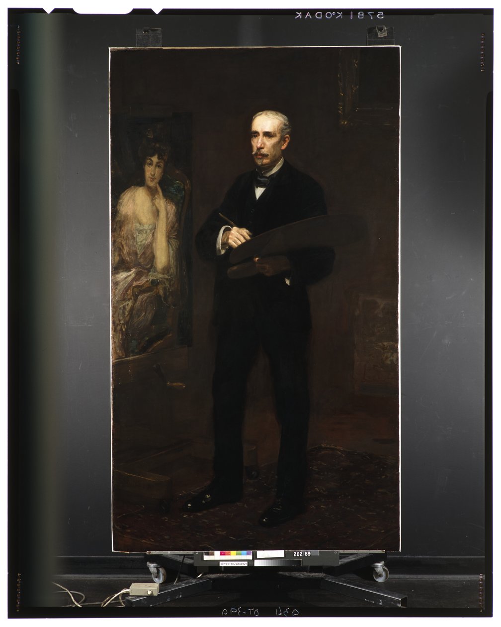 Portræt af James Carroll Beckwith, 1904 af Thomas Eakins