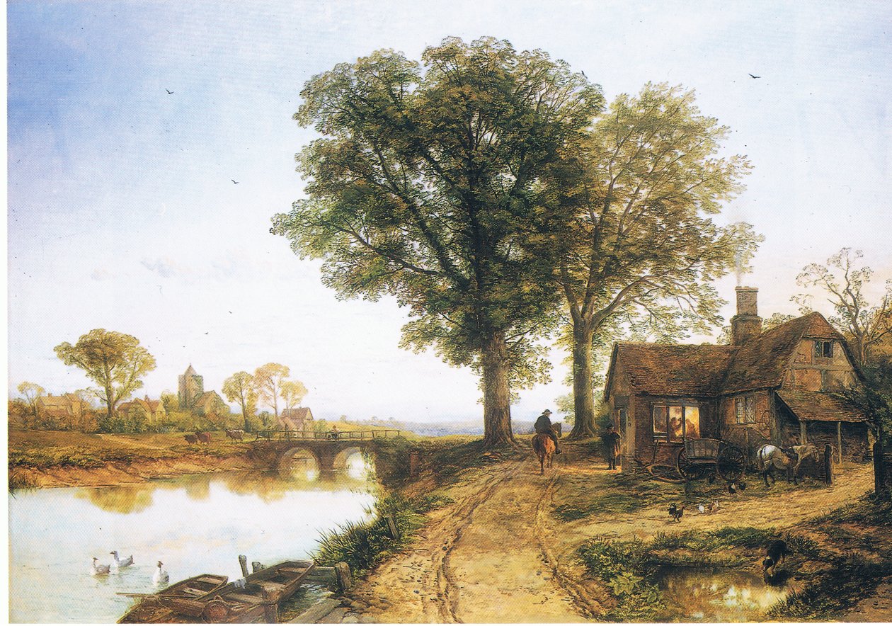 Landsbysmedjen af Thomas Creswick