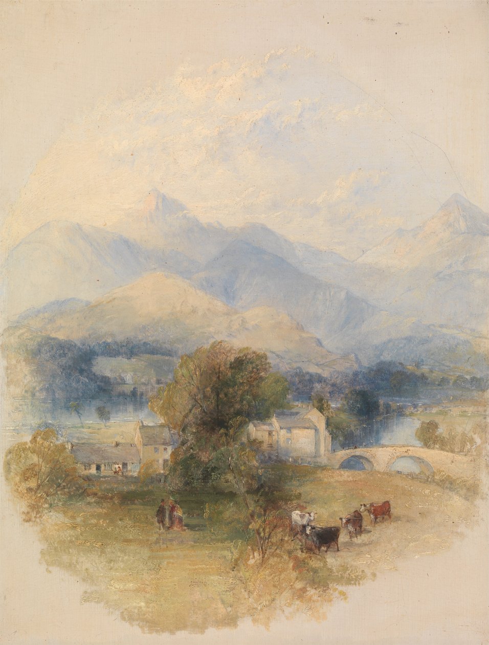 Udsigt fra Mr. Southeys House, Keswick af Thomas Creswick