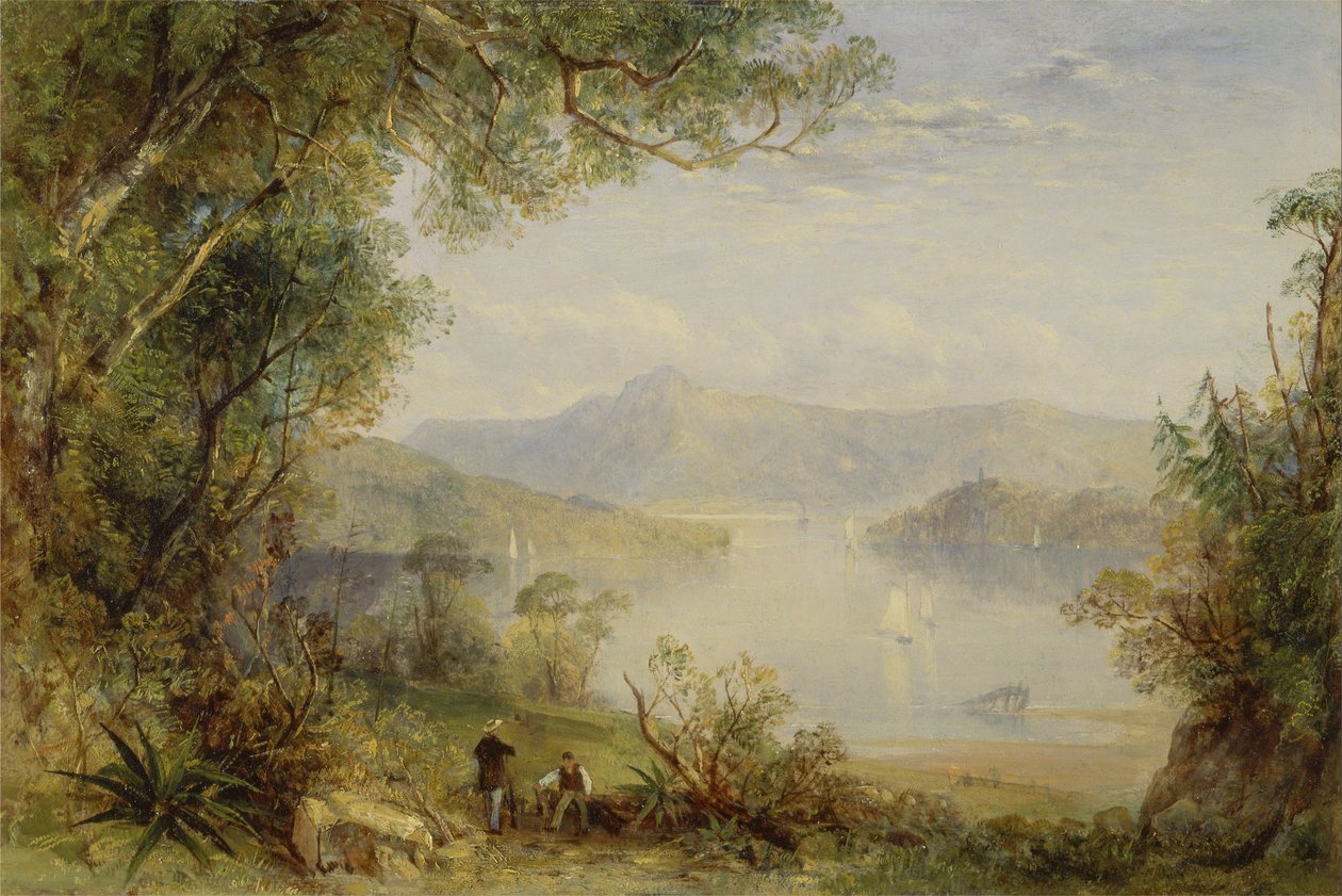 Udsigt over Hudson -floden af Thomas Creswick