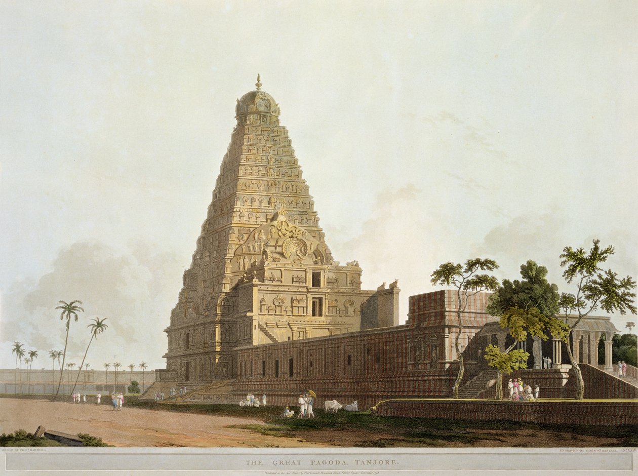 The Great Pagoda, Tanjore, plade XXIV fra 