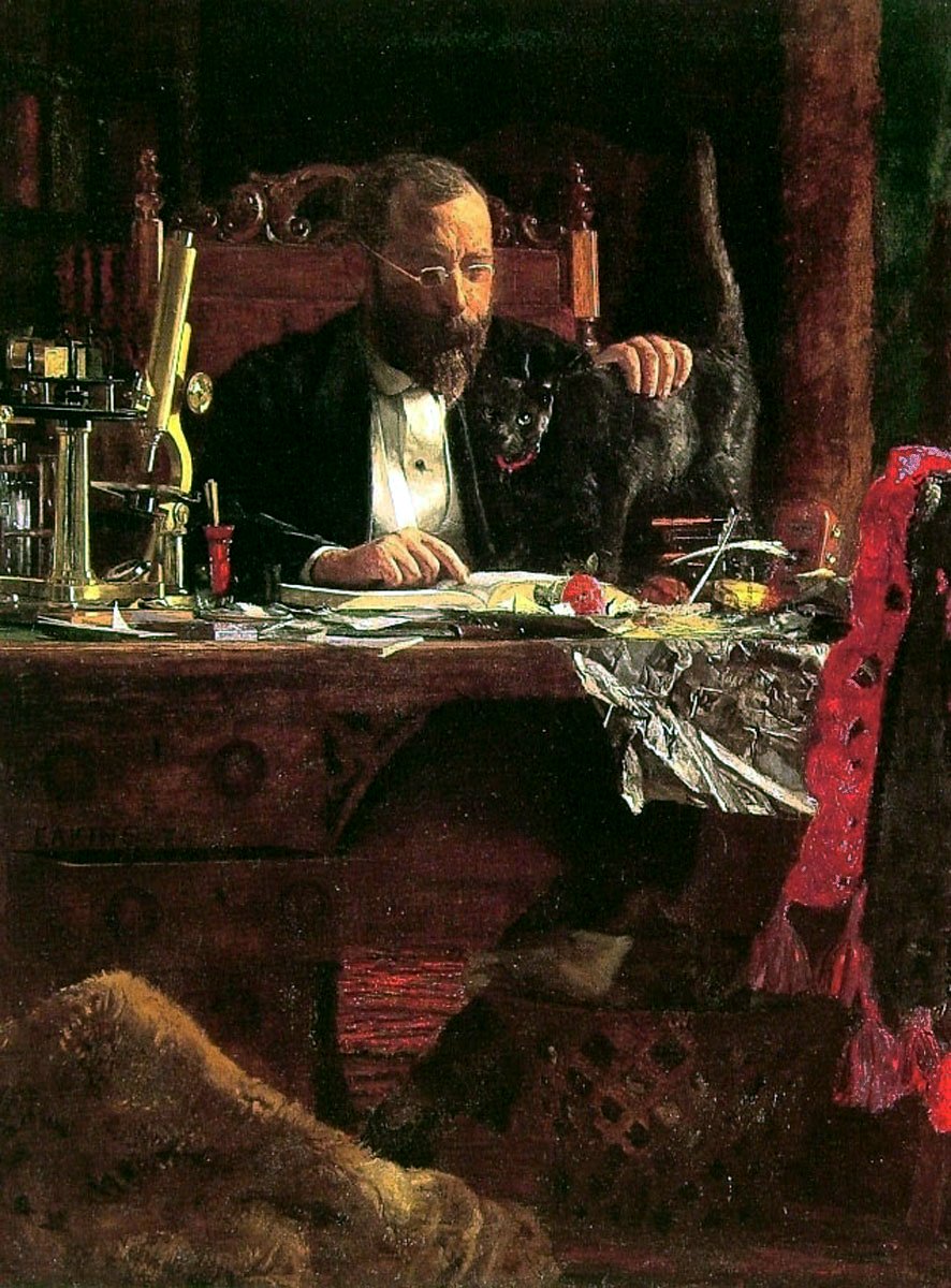 Portræt af professor Benjamin H. Rand af Thomas Eakins