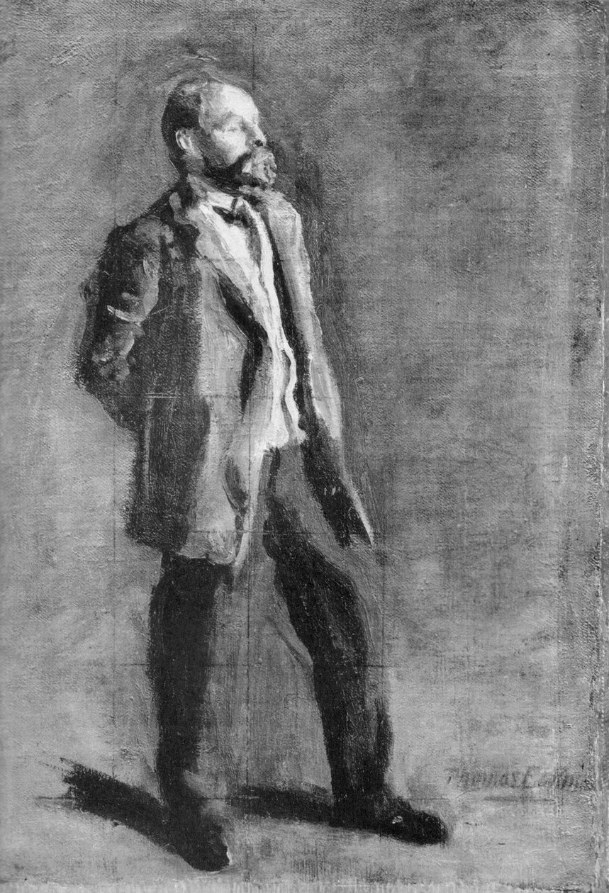 Skitse til portrættet af John McLure Hamilton af Thomas Eakins