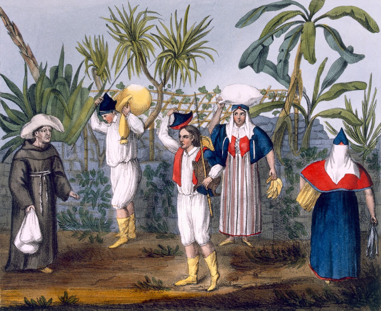 Gambias kostume, tallerken nr. 9 fra 