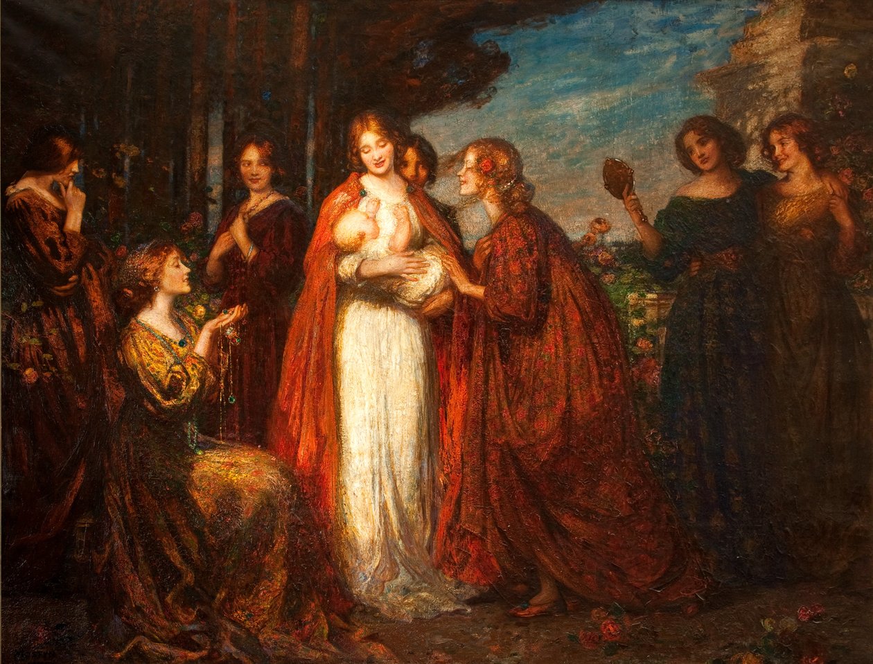 Kærlighedens Have af Thomas Edwin Mostyn