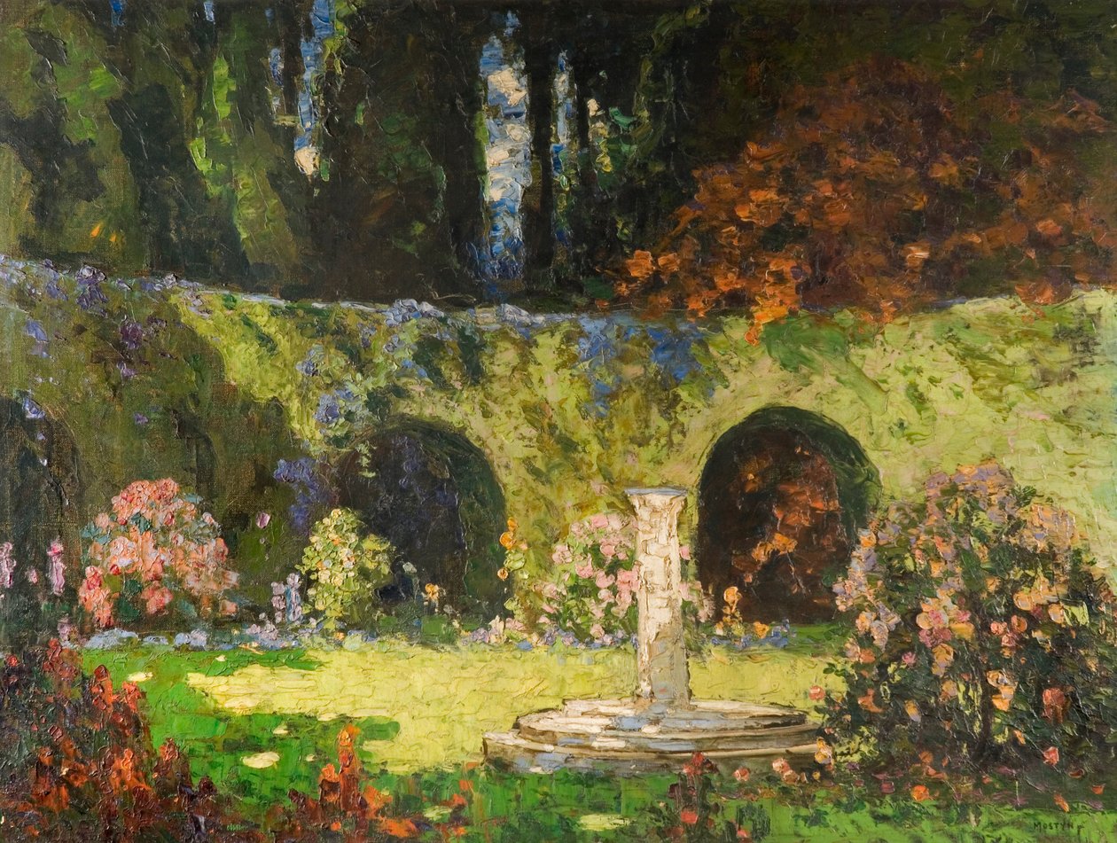 I en gammel-verdens have af Thomas Edwin Mostyn
