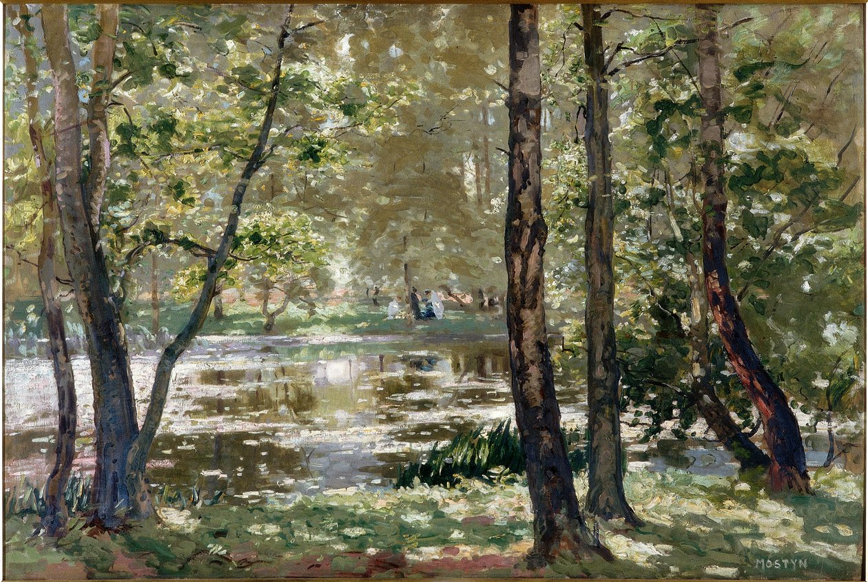 Sollys, Burnham Beeches af Thomas Edwin Mostyn