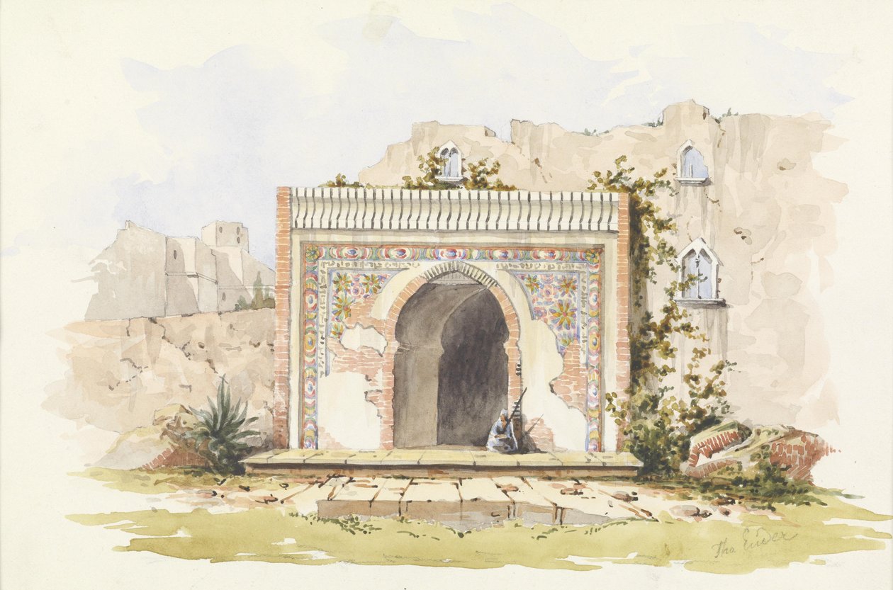 Bab el-Kasbah i Tanger af Thomas Ender