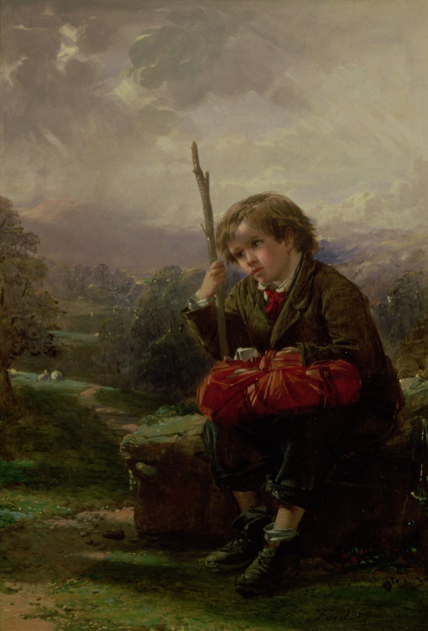 Et hvil ved vejen af Thomas Faed