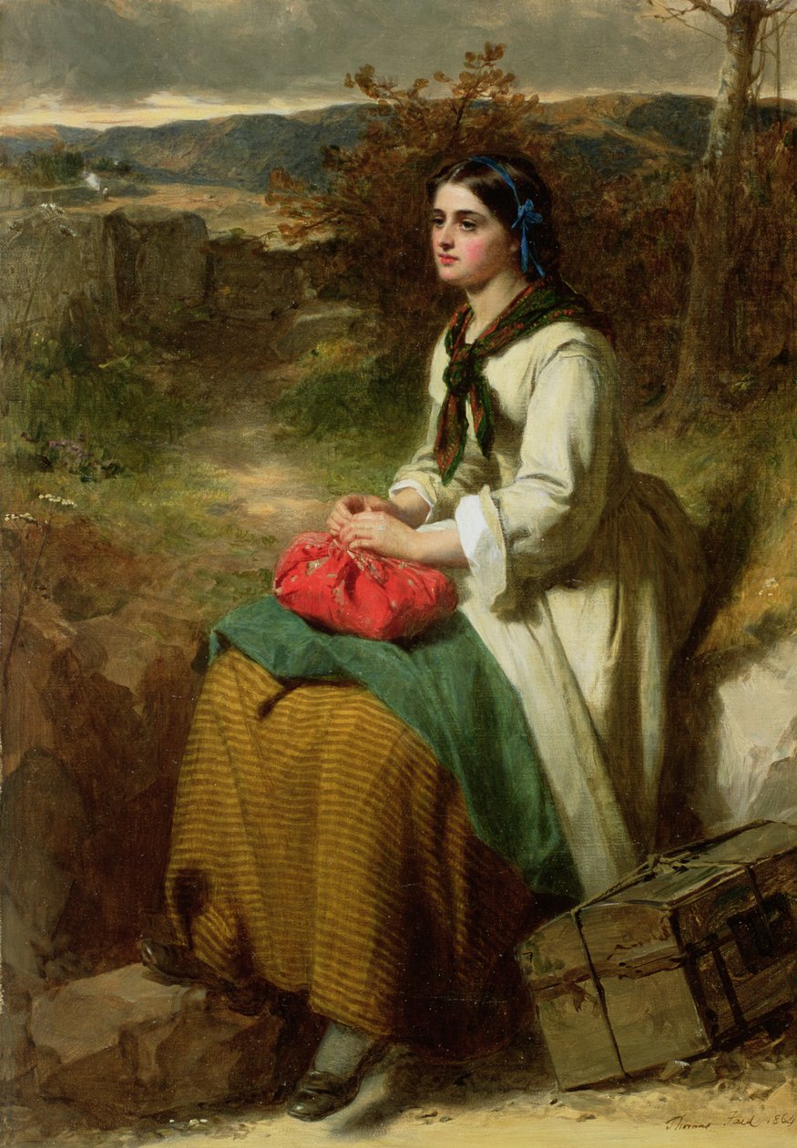 Lucys Flittin, 1864 af Thomas Faed
