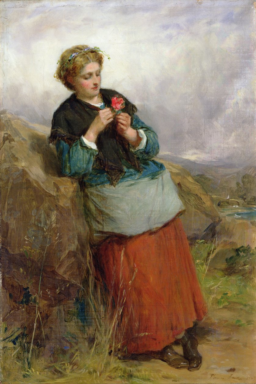 Blomsten fra Dunblane, 1867 af Thomas Faed