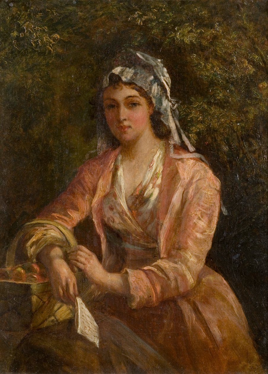 Den orange sælger af Thomas Faed
