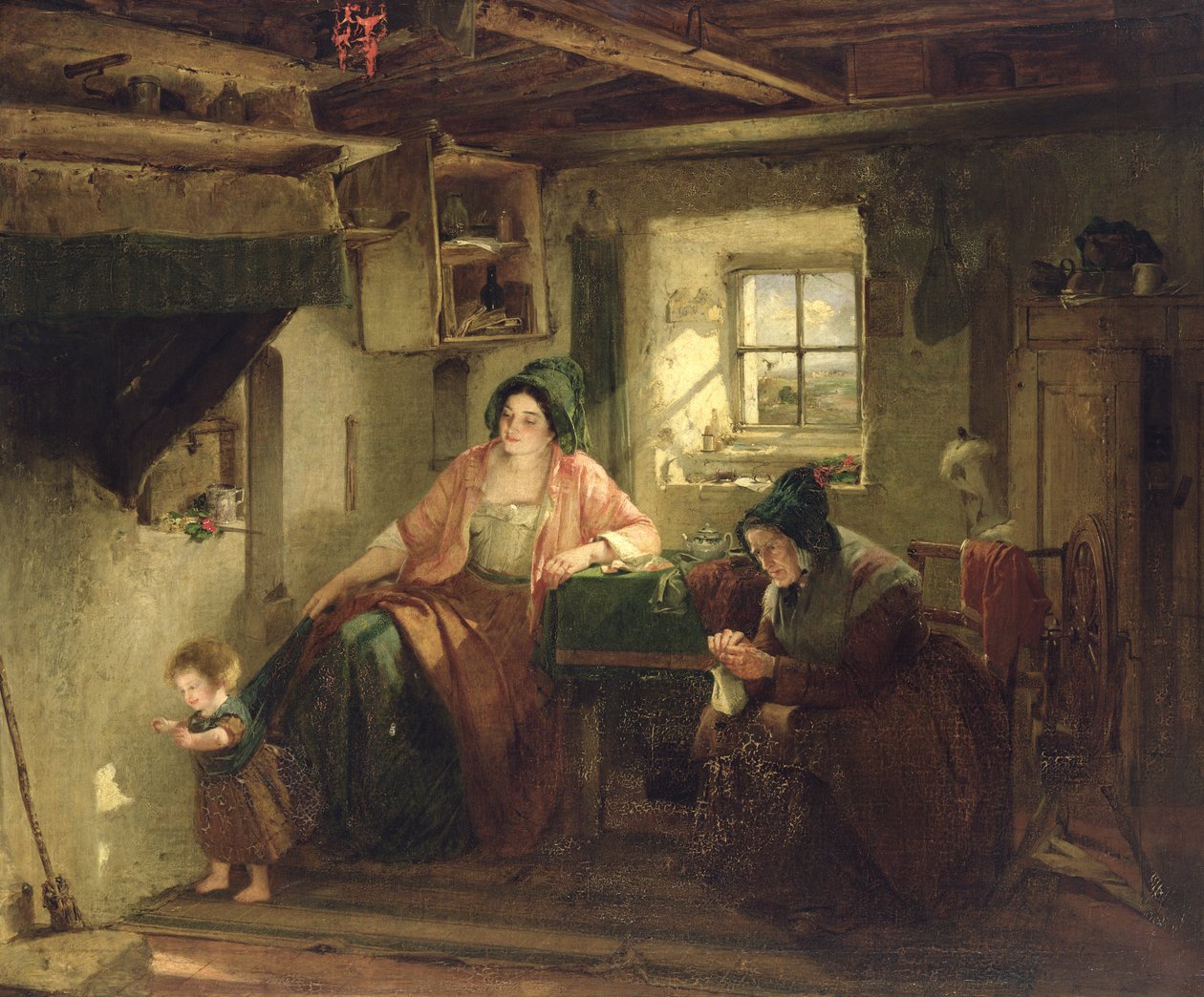 Solstrålen, 1857 af Thomas Faed