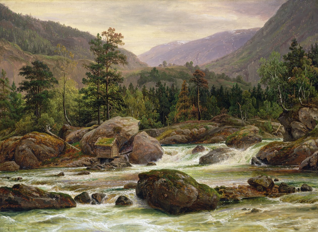 Norske Vandfald, 1840 af Thomas Fearnley