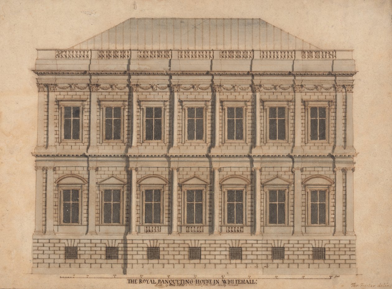 Banket House, Whitehall af Thomas Forster