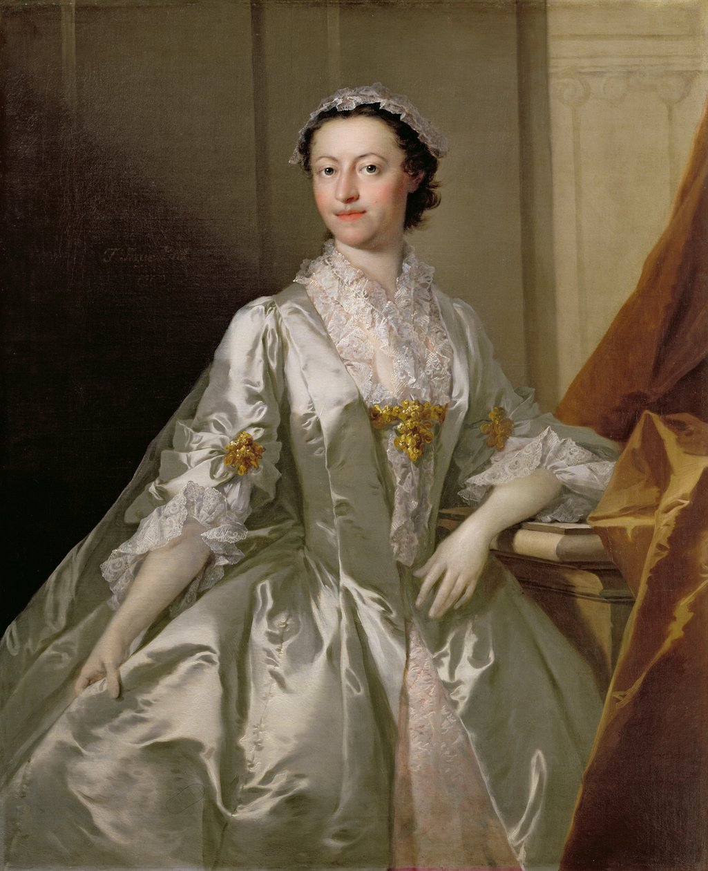 Fru Wardle, 1742 af Thomas Frye