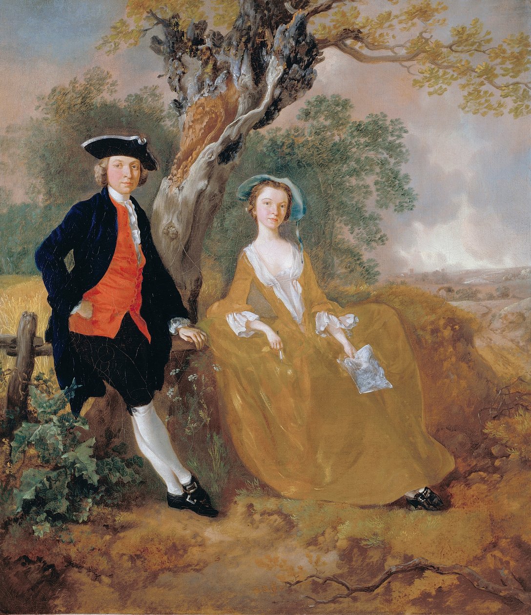 Et par i et landskab af Thomas Gainsborough