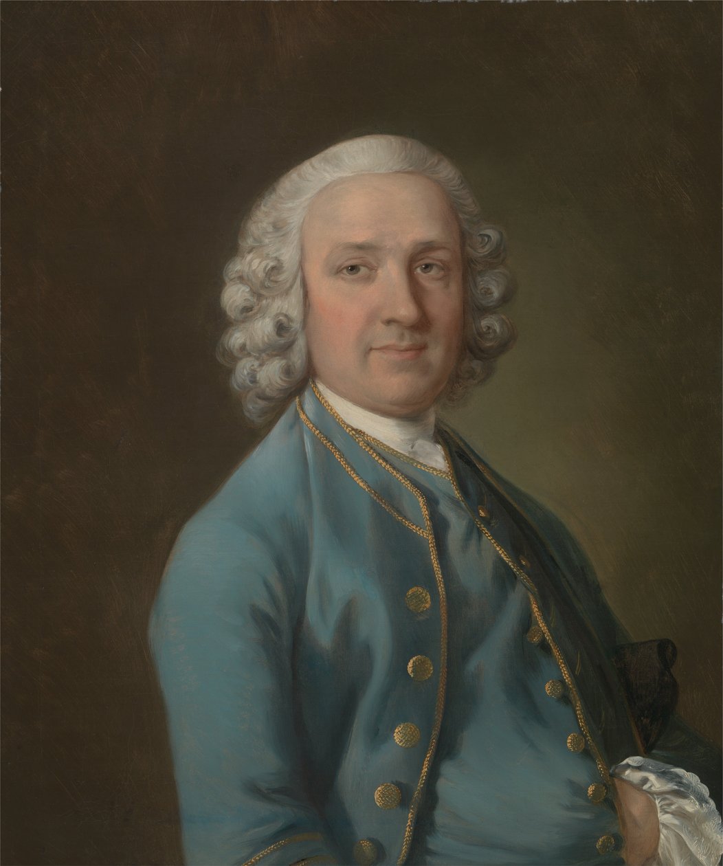 En mand kaldet Mr. Wood, den dansende mester af Thomas Gainsborough
