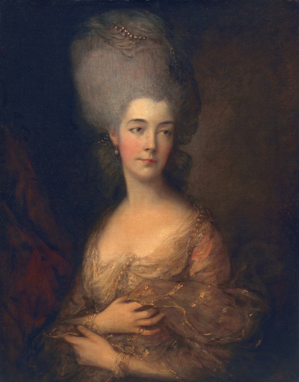 Anne, hertuginde af Cumberland, ca. 1777 af Thomas Gainsborough