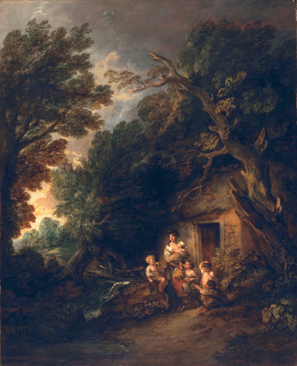 Sommerhusdør, c.1780 af Thomas Gainsborough
