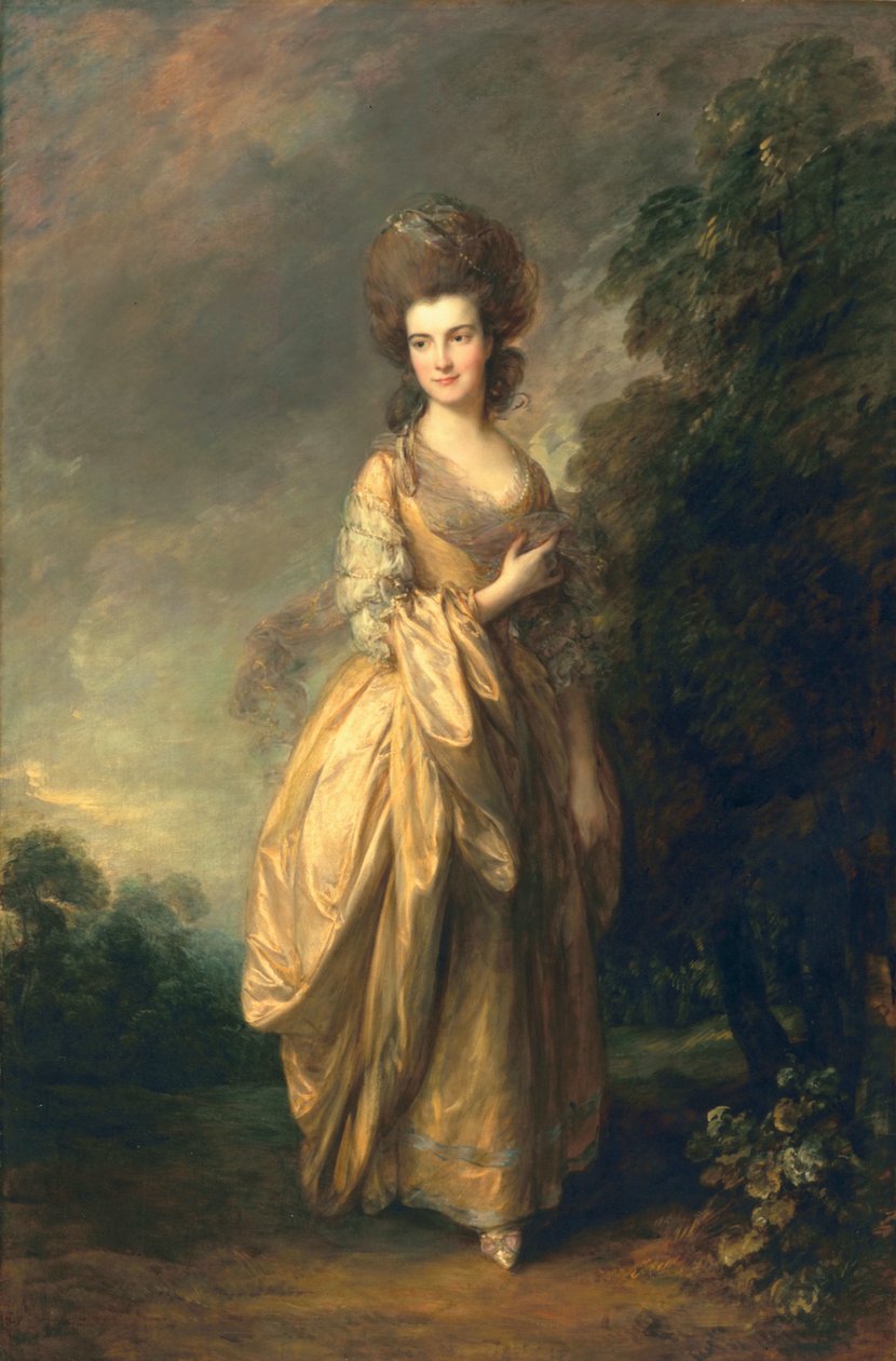 Elizabeth Beaufoy, senere Elizabeth Pycroft, c.1780 af Thomas Gainsborough