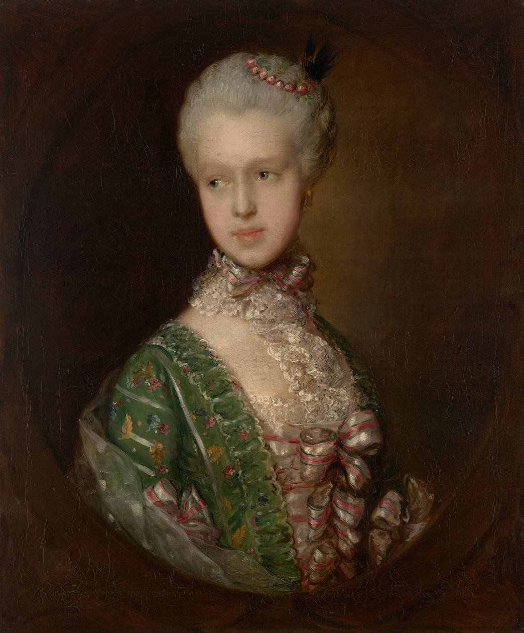 Elizabeth Wrottesley, senere hertuginde af Grafton af Thomas Gainsborough