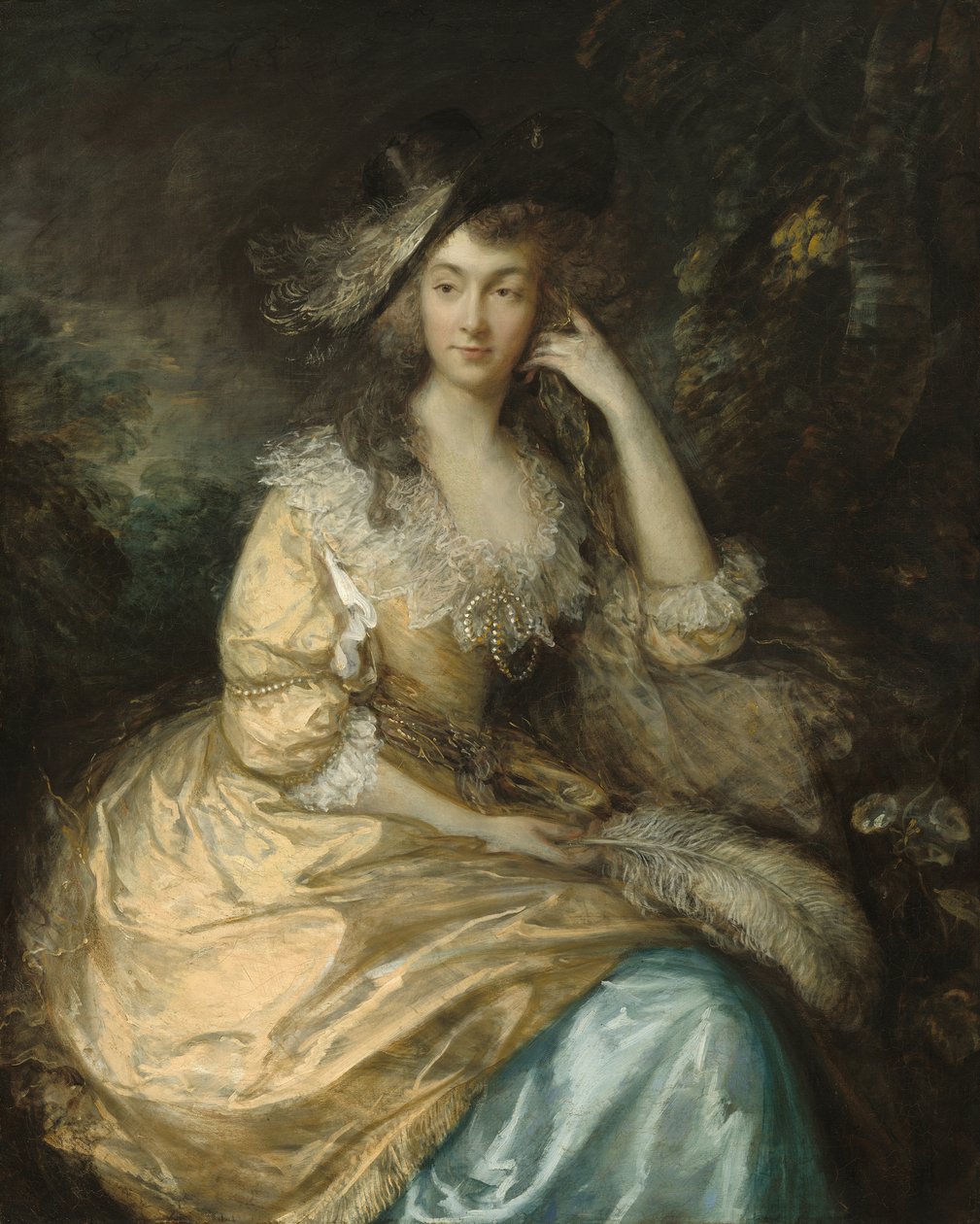 Frances Susanna, Lady de Dunstanville, c.1786 af Thomas Gainsborough