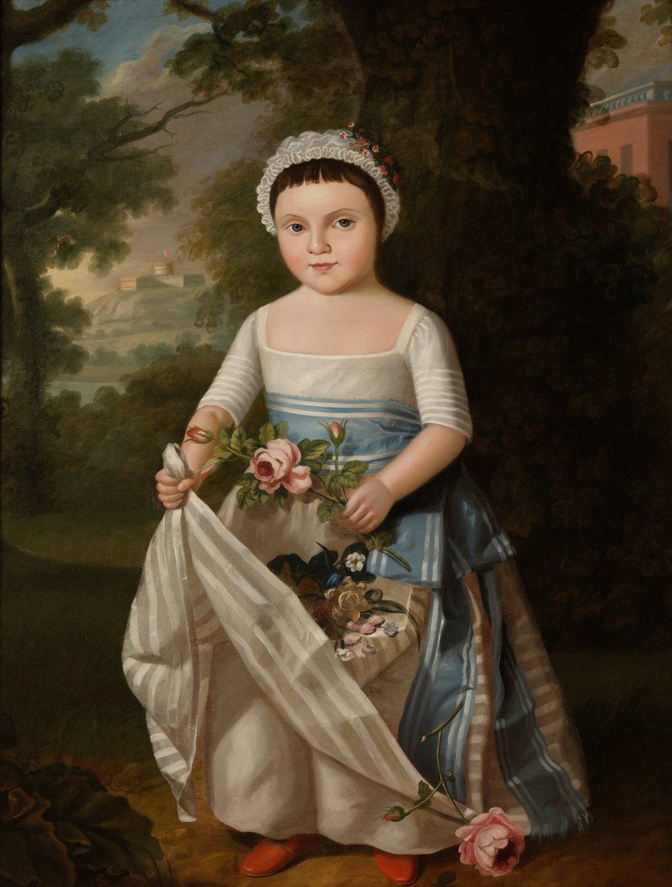 Pige med roser af Thomas Gainsborough