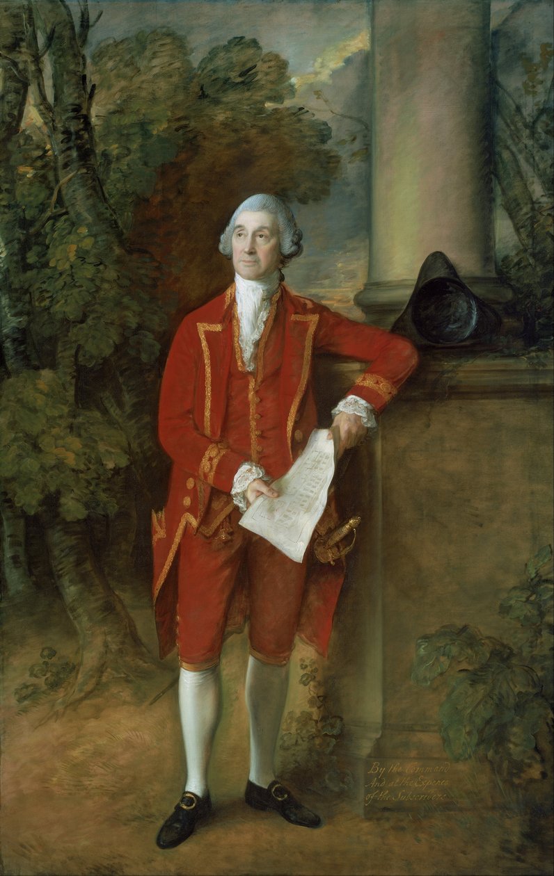 John Eld fra Seighford Hall, Stafford af Thomas Gainsborough