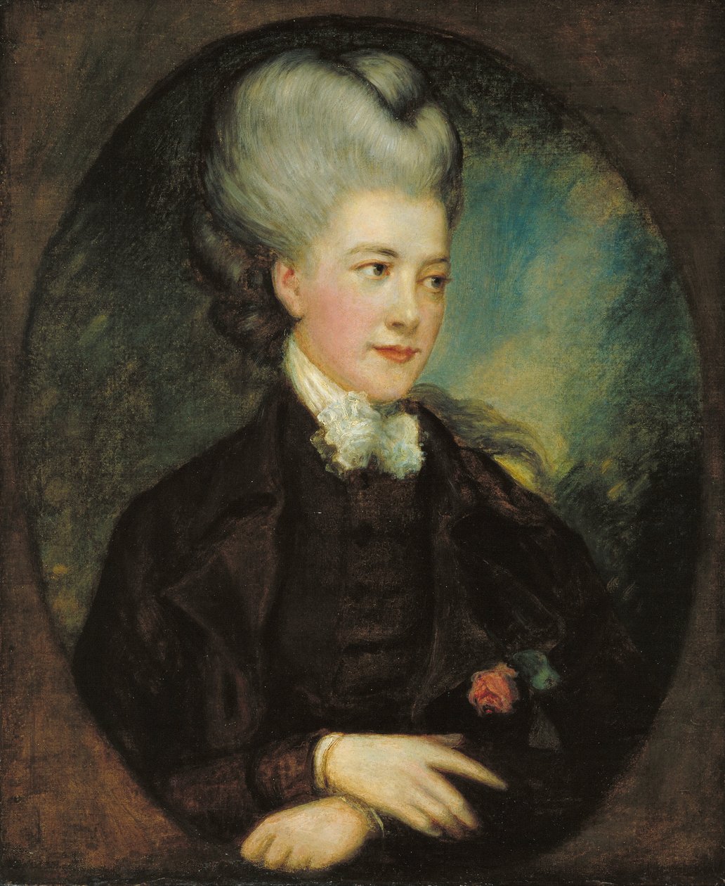 Lady Georgiana Poyntz, grevinde Spencer af Thomas Gainsborough