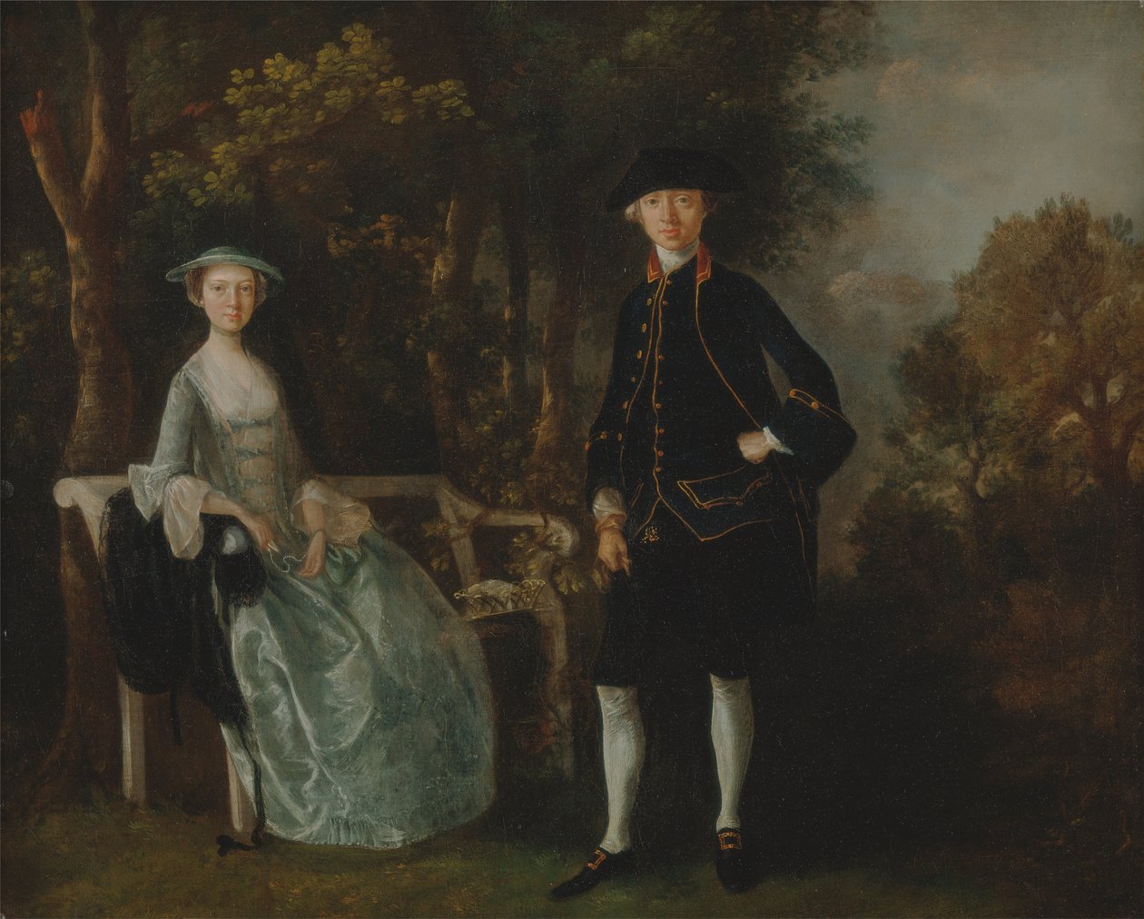 Lady Lloyd og hendes søn, Richard Savage Lloyd, fra Hintlesham Hall, Suffolk af Thomas Gainsborough