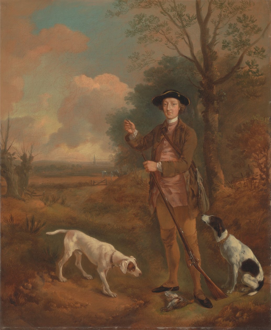Major John Dade fra Tannington, Suffolk af Thomas Gainsborough