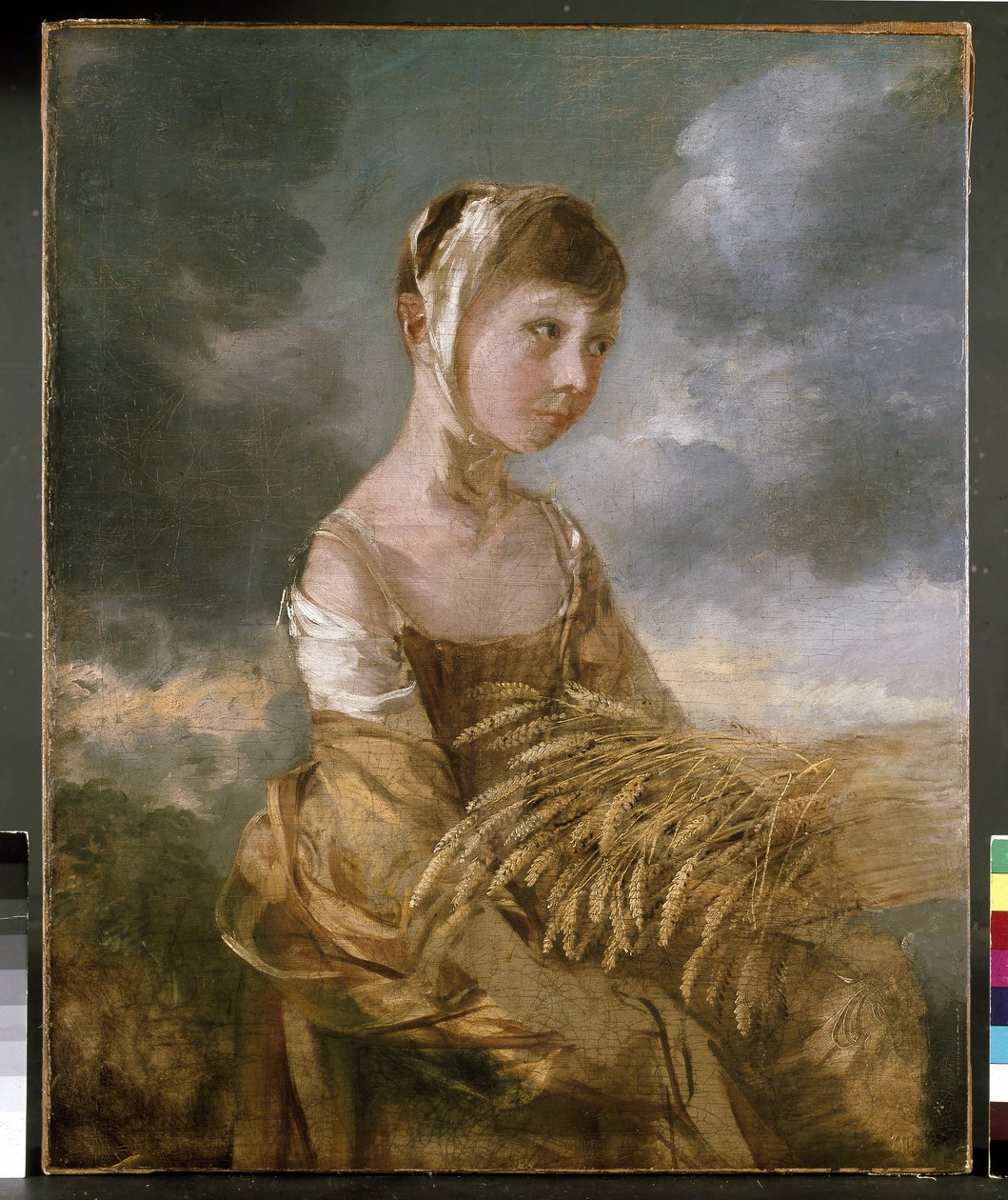 Miss Gainsborough Gleaning, 1700-tallet af Thomas Gainsborough