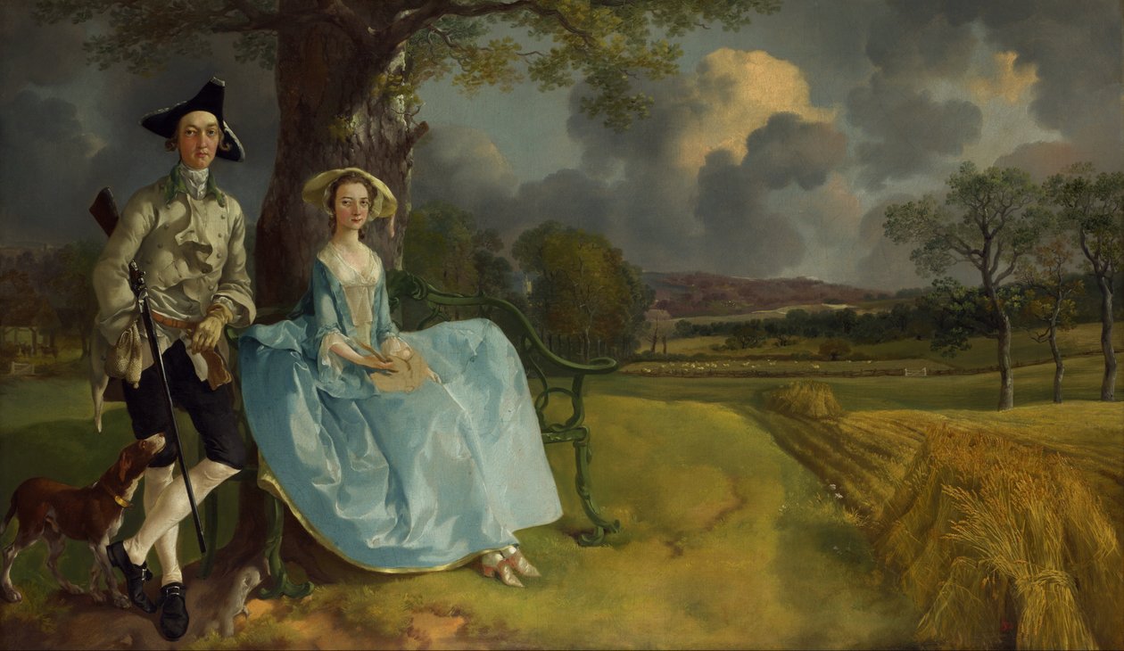 Hr. Og fru Andrews af Thomas Gainsborough