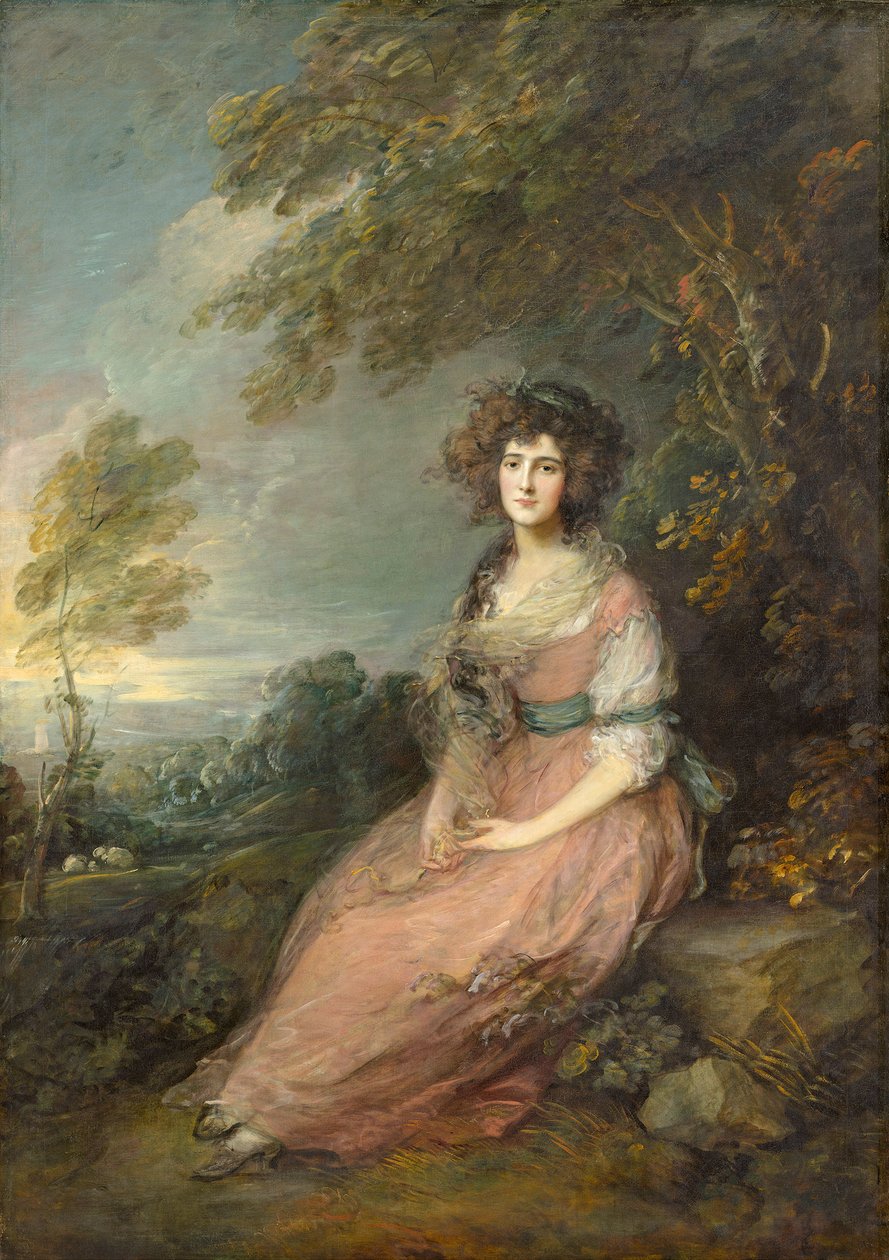 Mrs. Richard Brinsley Sheridan, 1785-87 af Thomas Gainsborough