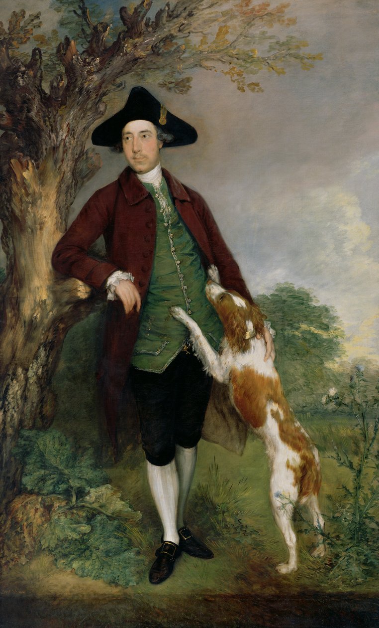 Portræt af George Venables Vernon, 2. Lord Vernon, 1767 af Thomas Gainsborough
