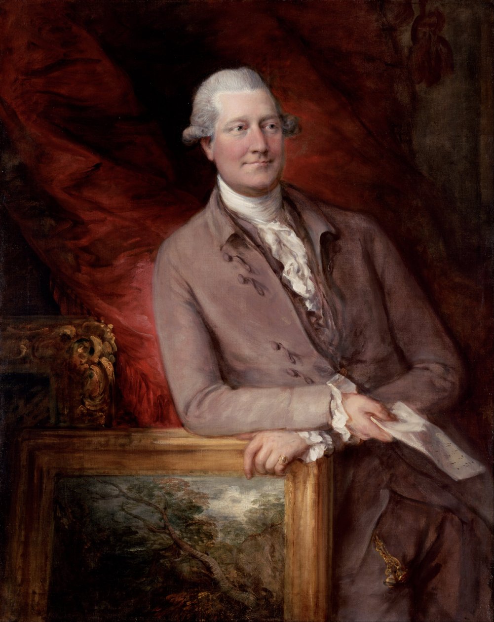 Portræt af James Christie (1730 af Thomas Gainsborough