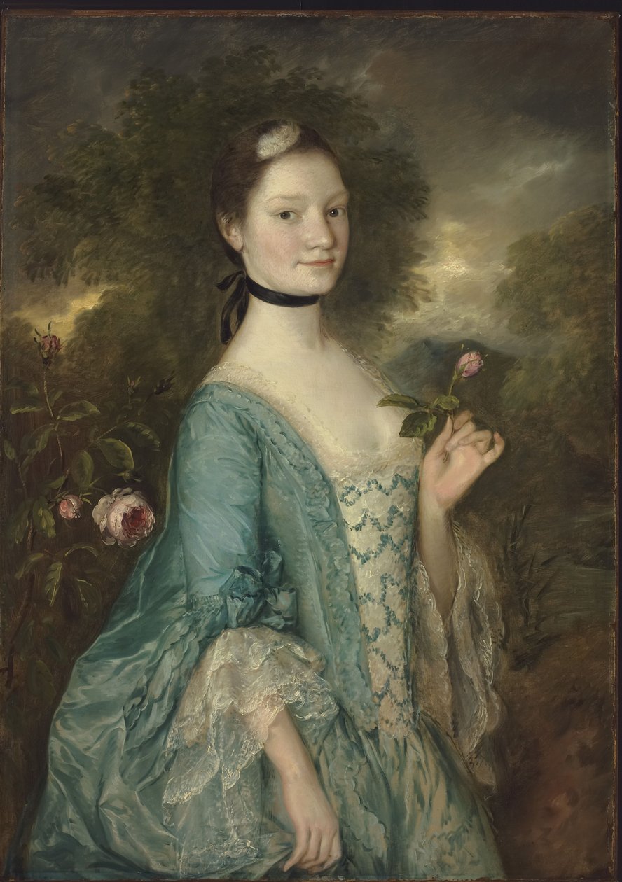Portræt af Sarah, Lady Innes af Thomas Gainsborough