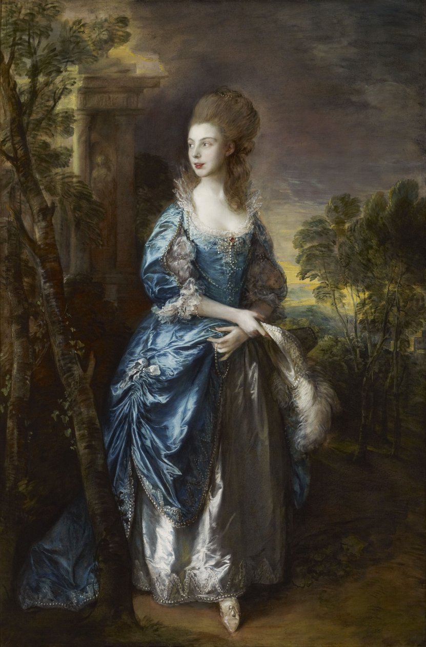 Portræt af Hon. Frances Duncombe af Thomas Gainsborough