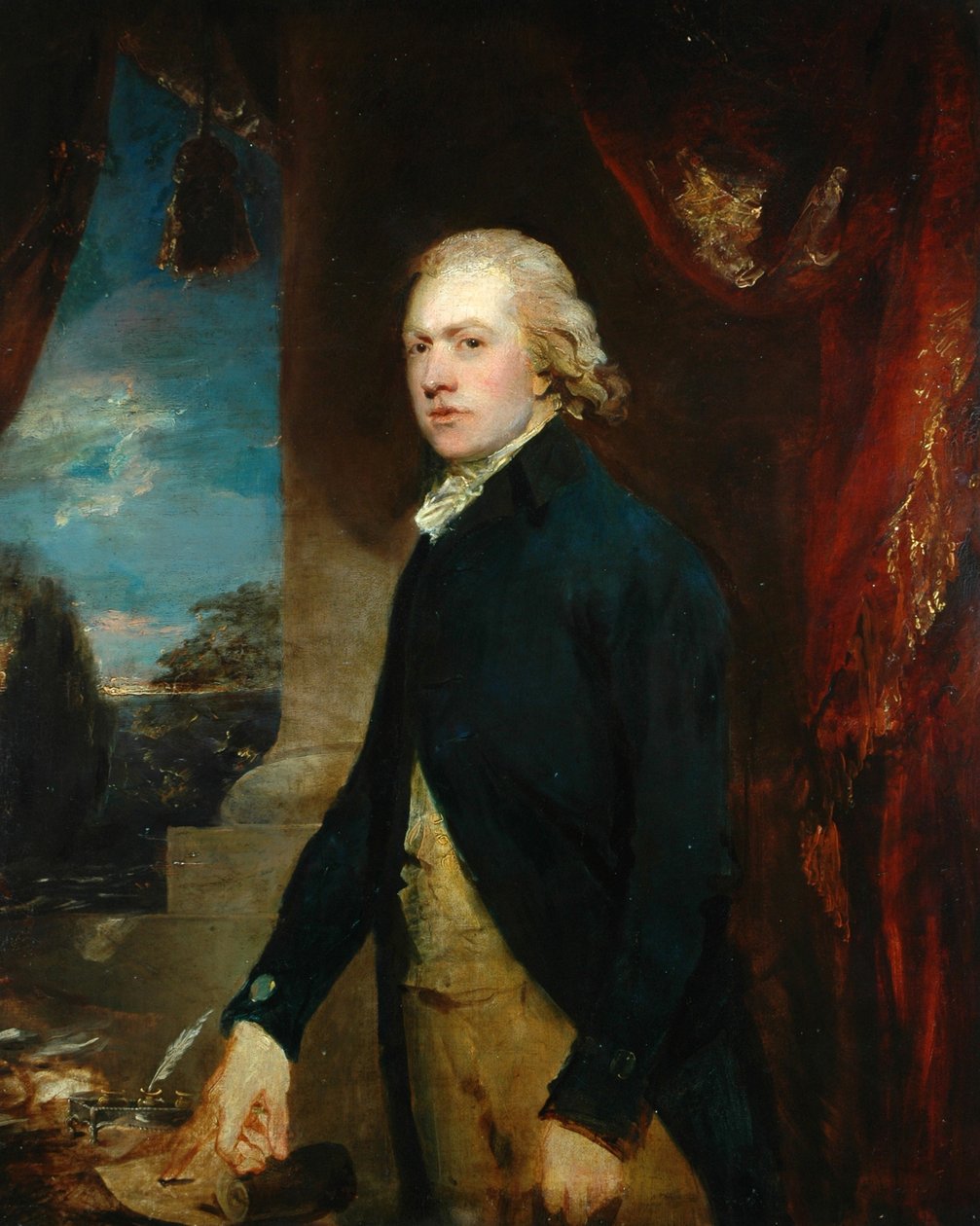 Portræt af en mand af Thomas Gainsborough