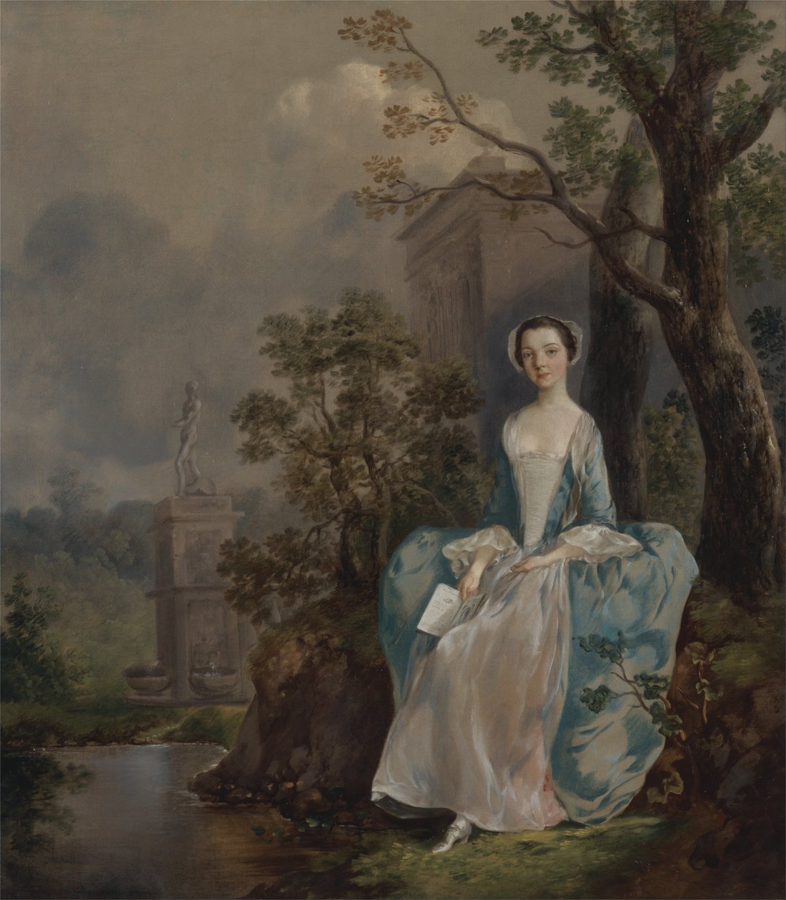 Portræt af en kvinde af Thomas Gainsborough