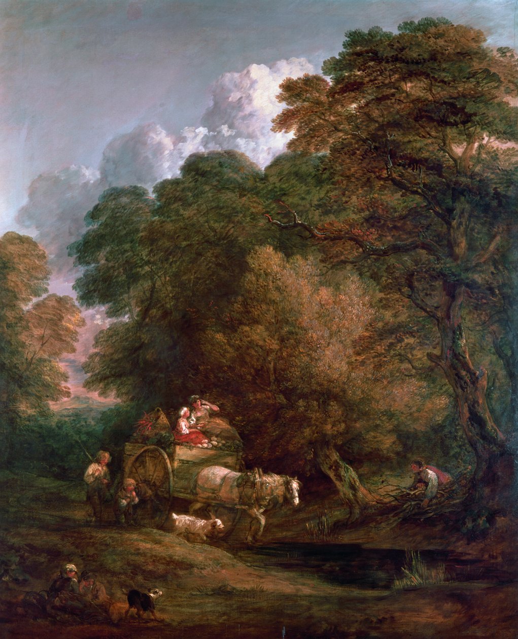 Markedsvognen, 1786 af Thomas Gainsborough