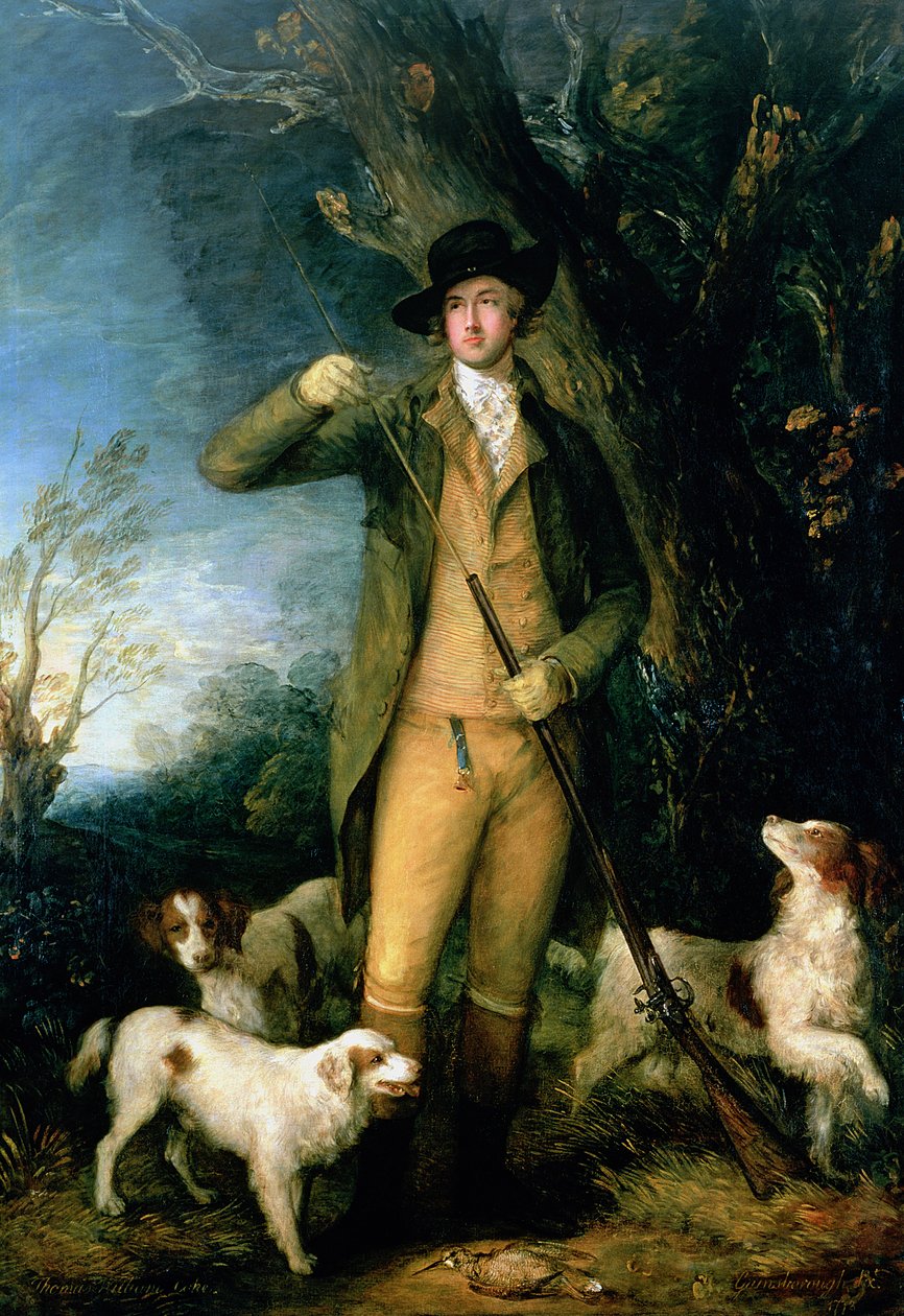 Thomas William Coke (1752-1842) 1. jarl af Leicester (af den anden skabelse) af Thomas Gainsborough