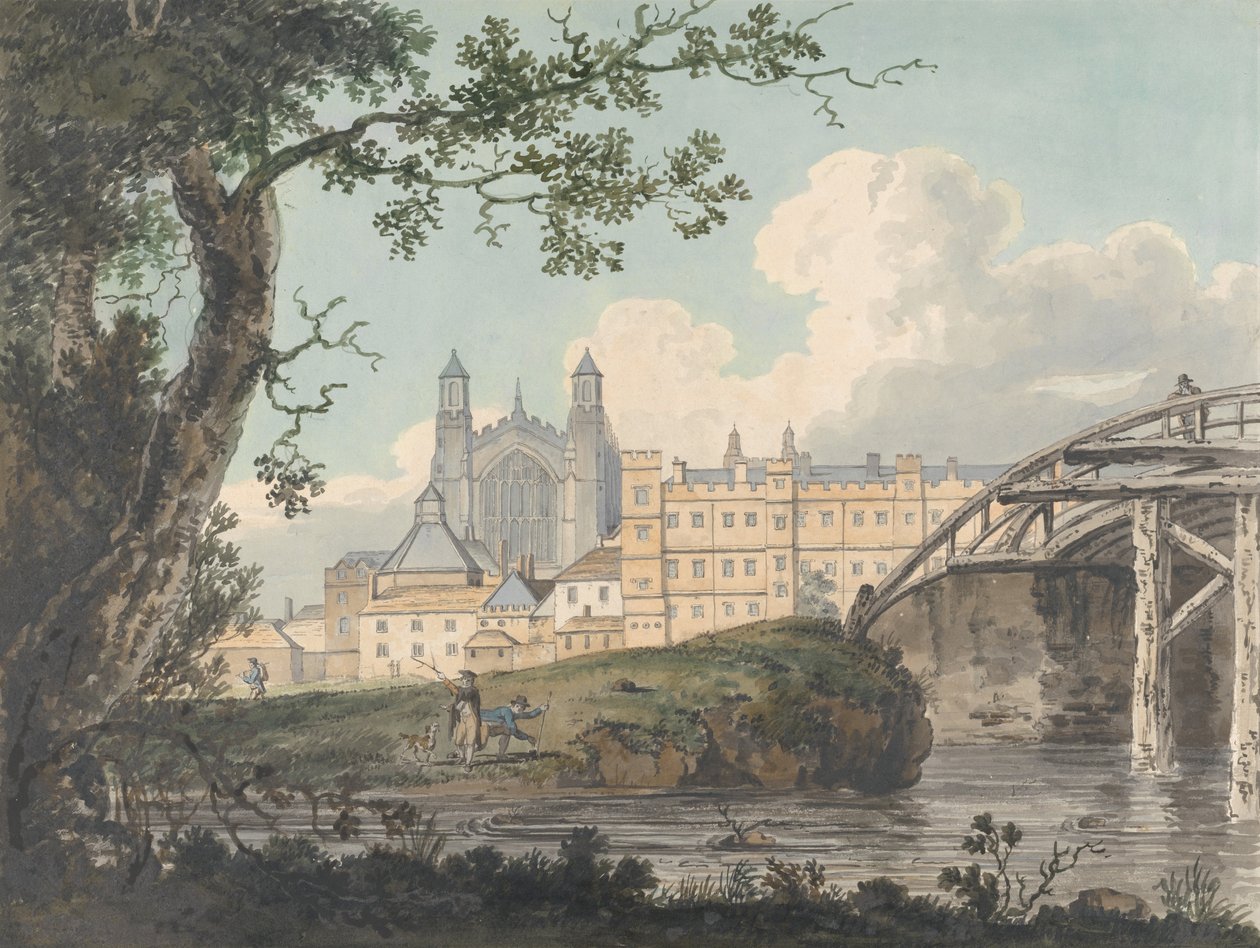 Eton College fra Datchet Road af Thomas Girtin