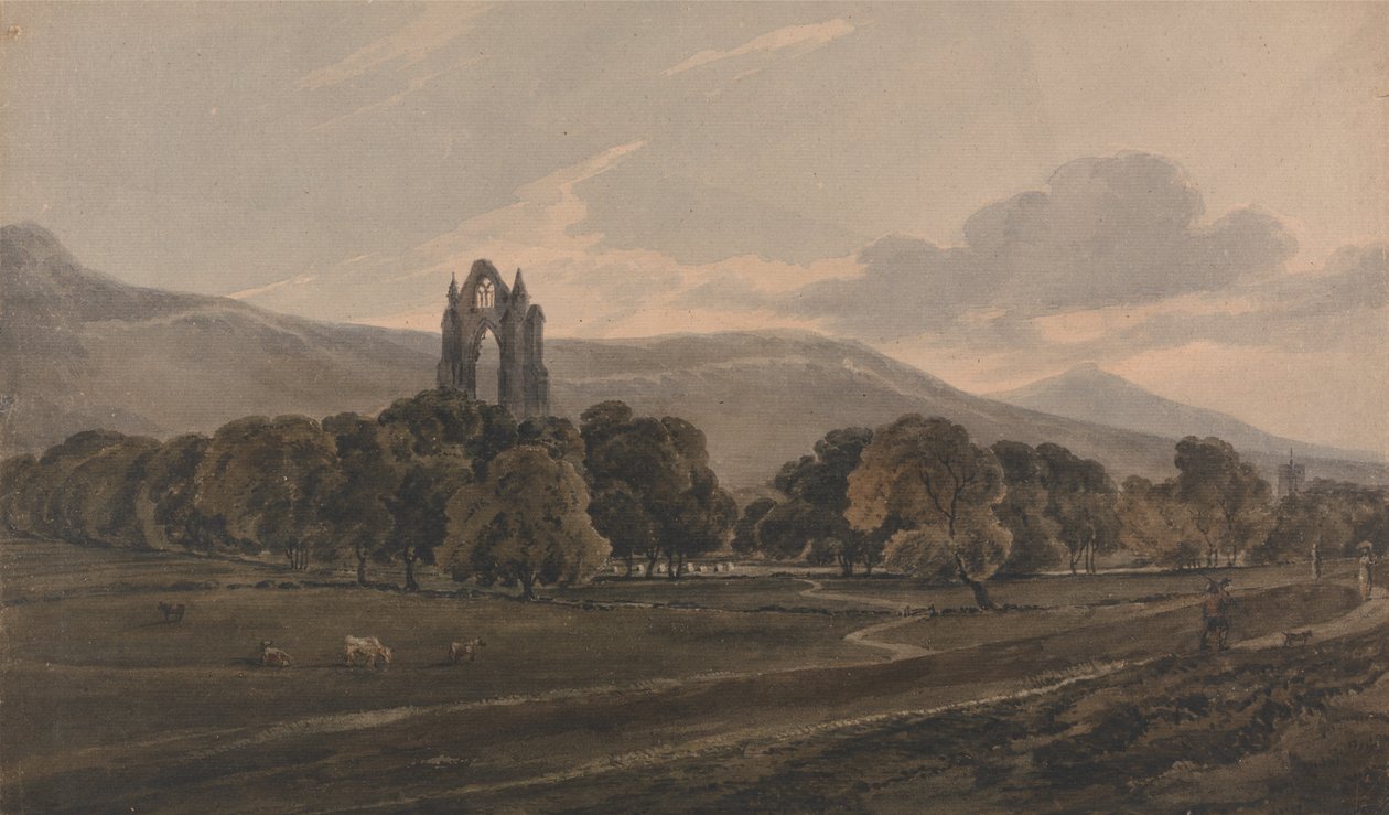 Guisborough Priory af Thomas Girtin