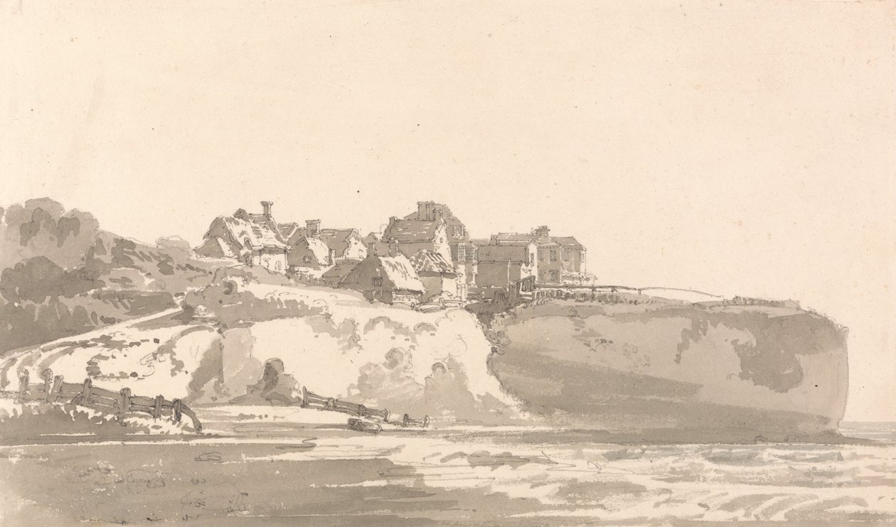I nærheden af Ramsgate, Kent af Thomas Girtin