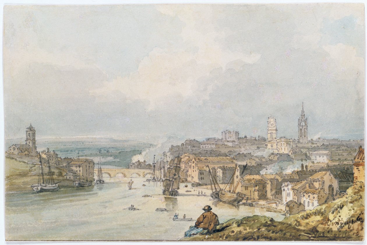 Newcastle on Tyne af Thomas Girtin