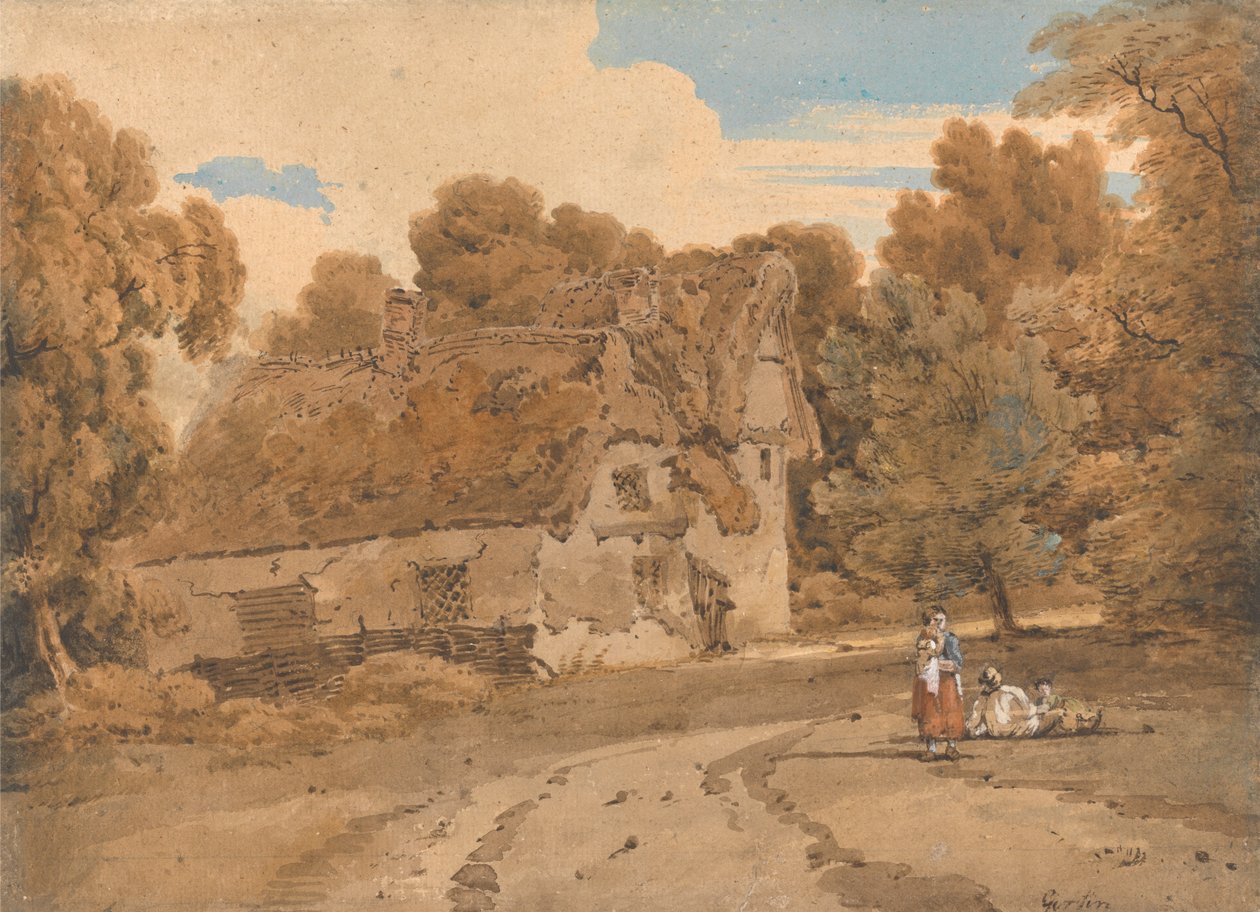 Turvers Farm, Wimbish, Essex af Thomas Girtin