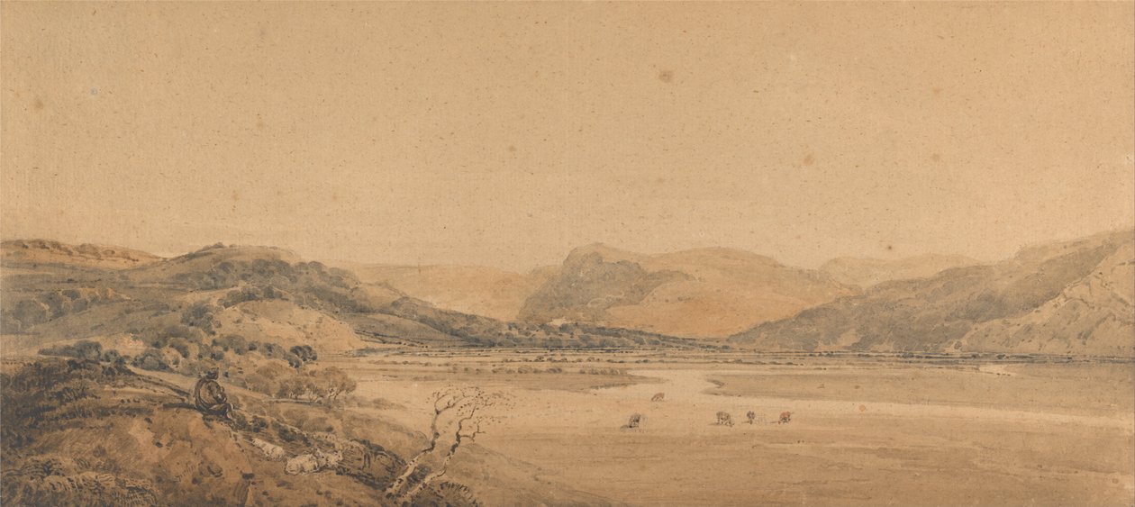 Conway -dalen af Thomas Girtin